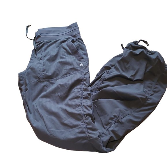 lululemon Jogging pants Gray Lined Studios in a pull on style with tie bottoms - Picture 1 of 4